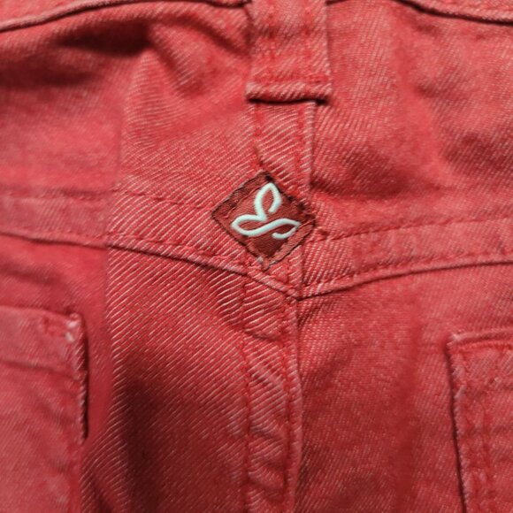 Prana Pants Red Womens 4 27 Skinny Basic Cotton Blend Fall Winter Holiday - Picture 6 of 7